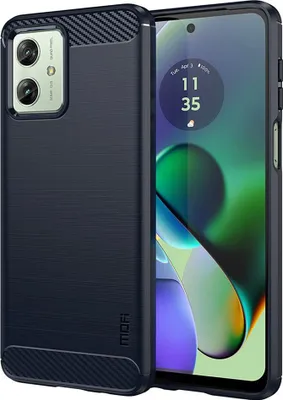 Produktbild von Motorola Moto G54 Hülle - Coverup Armor Brushed TPU Back Cover - Blau