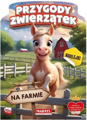 Image de Kolorowanka dla dzieci Przygody zwierzątek na farmie z naklejkami