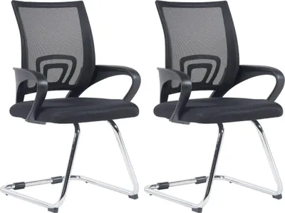 Immagine prodotto di set di 2 sedie a dondolo - Sedie Wiebel - Comfort ergonomico | Colore: nero