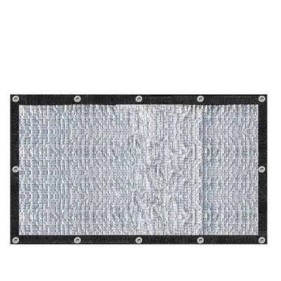 Produktbild von Autosonnenschutz mit Aluminium Folie UV Schutz Reflektierend Sonnenschutzabdeckung 4x6 Meter für Autoscheiben Autoüberdachung