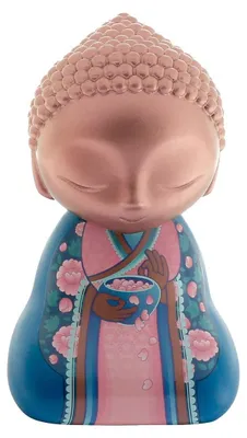 Buddha-Figur aus Kunstharz, 9 cm, 5 cm, 4,5 cm