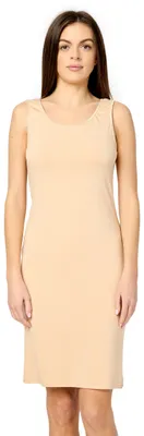 Produktbild von Merry Style Unterkleid Damen Petticoat Knielänge Elastisch Formende aus Viskose MS10-446 (Sand, M)