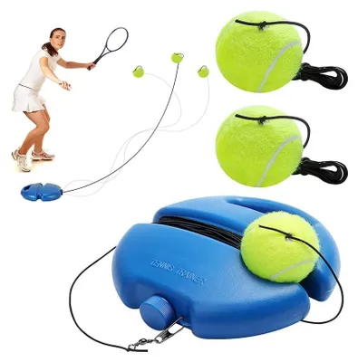 Produktbild von Tennis-Trainingsset mit 2 Rückschlagbällen für das Einzeltraining