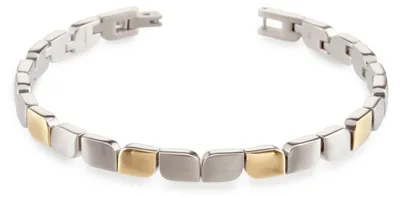 Produktbild von Boccia Armband 03007-02 Titan teivergoldet