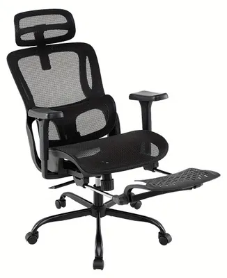 Obrázek produktu pro Kancelářská židle - Ergonomická židle - Otočná židle - Židle s nastavitelnou bederní opěrkou
