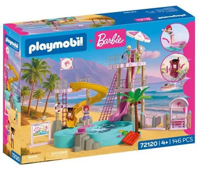 Image de PLAYMOBIL 72120 Barbie Parc aquatique, 146 pieces, des 4 ans