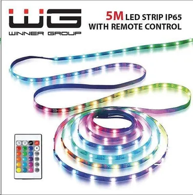 Obrázek produktu pro Winner Group WINLP5MOVL65, Univerzální světelná páska, Atmosféra, Vnitřní/venkovní, Vícebarevný, IP65, Více