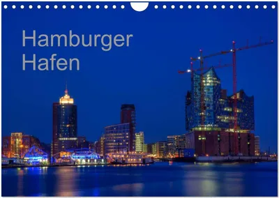 Produktbild von Hafen Hamburg (Wandkalender 2026 DIN A4 quer), CALVENDO Monatskalender