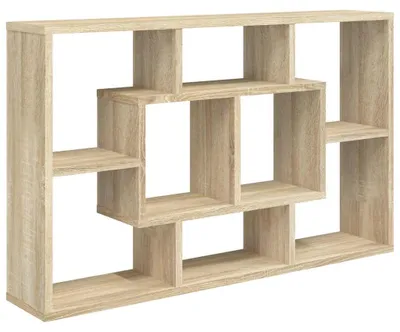 Obrázok produktu pre vidaXL Nástenná polica Sonoma Oak 85x16x52,5 cm odvodený výrobok z dreva