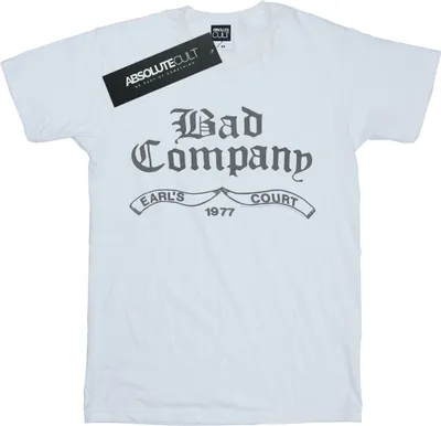 Produktbild von Bad Company - "Earl's Court 1977" T-Shirt für Herren BI44521 (M) (Weiß)