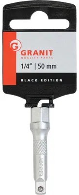 Obrázek produktu pro 1/4" prodloužení, šestihranný utahovák BLACK EDITION