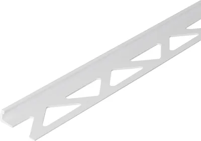 Produktbild von Alberts® Fliesen-Abschlussprofil, Kunststoff, weiß, Breite 23,5mm, Länge 2,5m-6 mm