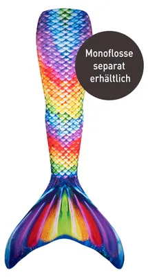 Produktbild von Fin Fun Stoff OHNE MONOFLOSSE, Rainbow Reef, Youth XL (143-152)