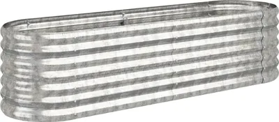 Produktbild von vidaXL Hochbeet Verzinkter Stahl 152x40x36 cm Silbern