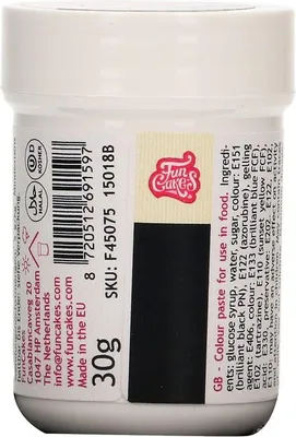 Obrázek produktu pro Gelová barva černá 30g