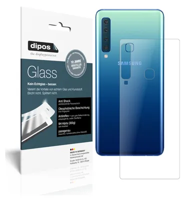 Produktbild von 2x Schutzfolie für Samsung Galaxy A9 (2018) Rückseite matt - Anti-Shock 9H Folie