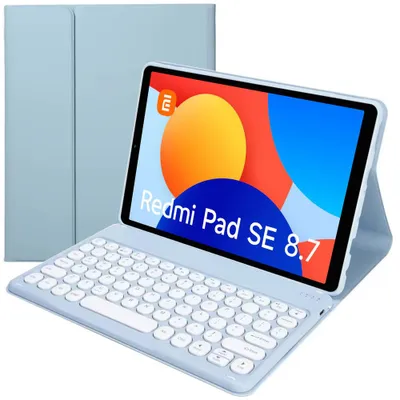 Immagine prodotto di Custodia per tastiera Bluetooth magnetica per Redmi Pad SE 8.7 CFRPSE87 (blu)