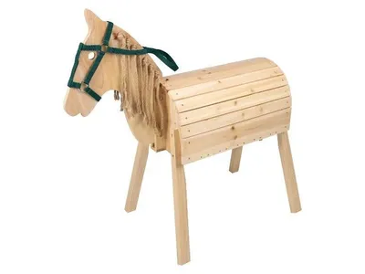 Produktbild von Lupilu Holzpferd Für Kinder Aus Echtholz Ab 3 Jahren