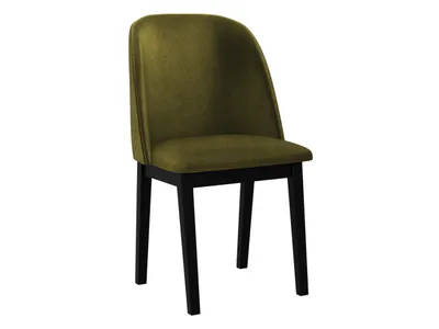 Produktbild von MIRJAN24 Stuhl Monti I, Esszimmerstuhl aus Buchenholz, 45x45x83 cm (Holzfarbe: Schwarz, Stofffarbe: Zetta 297)