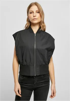 Immagine prodotto di Urban Classics - Gilet bomber corto riciclato da donna nero - 3XL