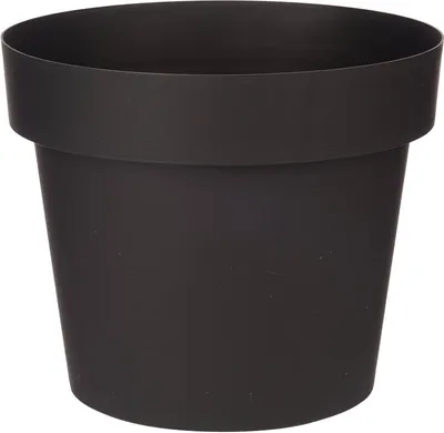 Produktbild von Selbstbewässerndes Blumentopf aus Kunststoff, anthrazit