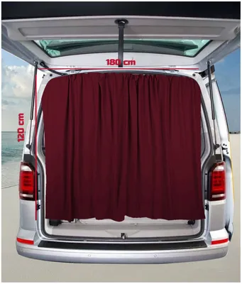 Produktbild von Kofferraumabtrennung für VW Caddy 3 in Weinrot