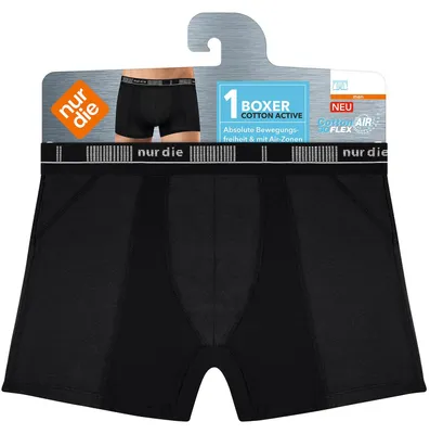 Produktbild von NUR DIE Retro Pants Boxer 3D-Flex Air - schwarz - Größe 6 | L | 52