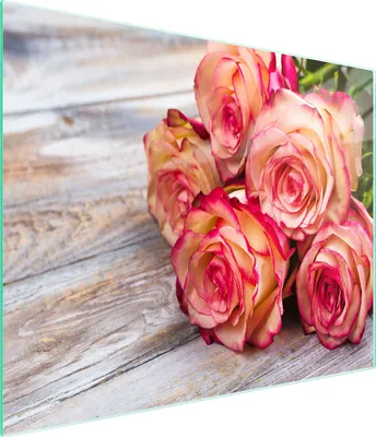 Produktbild von Hygienisches, langlebiges Rosa Glas-Küchen-Schneidebrett 52x30 cm
