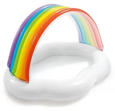 Imagen del producto de Piscina Hinchable Intex 57141 Con Capota Arco Iris