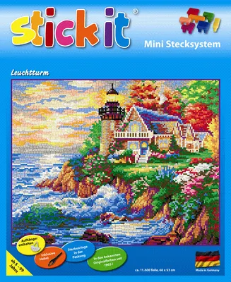 Produktbild von Stick it® Leuchtturm ca. 11.600 Teile mit XXL-Steckvorlage