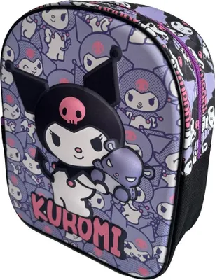 Image de Sac à dos Kuromi 3D, taille 29 cm, design mignon pour enfants