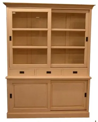 Produktbild von Casa Padrino Shabby Chic Landhaus Buffetschrank, Kiefer und MDF, 160 x 50 x 220 cm