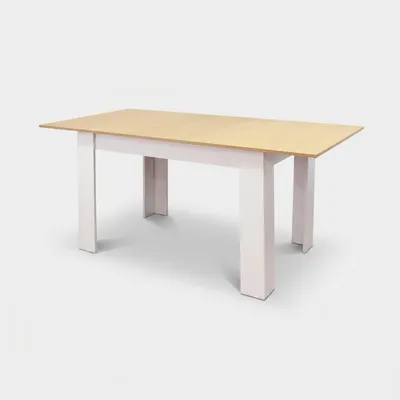 Immagine prodotto di Archibald: moderno tavolo da pranzo rettangolare allungabile in legno
