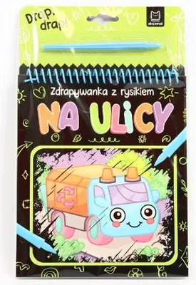 Produktbild von Zdrapywanka z rysikiem Na ulicy / Aksjomat