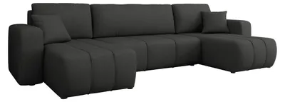 Produktbild von MIRJAN24 Wohnlandschaft Furyn U, Eckouch mit Bettkasten und Schlaffunktion, U-Form (Farbe: Velo 636)