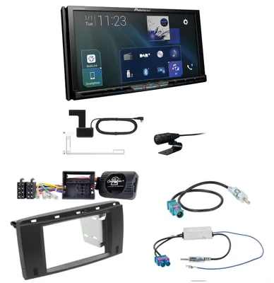 Produktbild von Pioneer AVH-Z9200DAB USB MP3 Bluetooth CarPlay Einbauset für Mercedes R W251