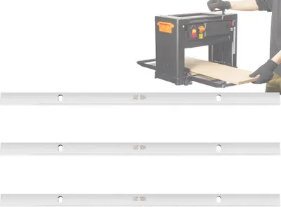 Produktbild von Ersatzhobelmesser HSS Hobelmaschine 33,1x1,65x0,2cm - Streifenhobelmesser für ca.32 & 33cm Hobel - Dickenhobel 40° Neigungswinkel - Zum Hobeln von Holz, Bambus, Futternylon SM® - Hobelmesser für präzises Holzhobeln - Hochwertiges HSS-Material - 33,1x1,65x0,2cm - Geeignet für verschiedene Hobeldicken - 40° Neigungswinkel - Ideal für Holz, Bambus und Futternylon.