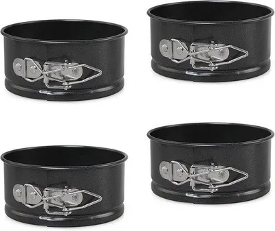 Produktbild von Runde Mini-Backformen 10,5cm 4er-Set mit Antihaftbeschichtung