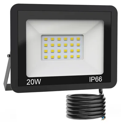 LED-Außenstrahler 20 W 2200 lm kaltweiß IP66 wasserdicht