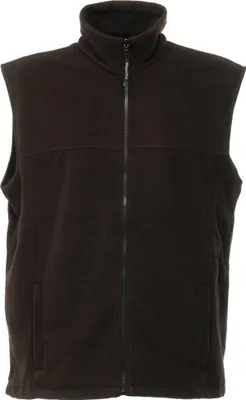 Produktbild von Regatta Haber II Herren Bodywarmer Fleece-Weste, ärmellos RW1224 (2XLarge) (Schwarz)