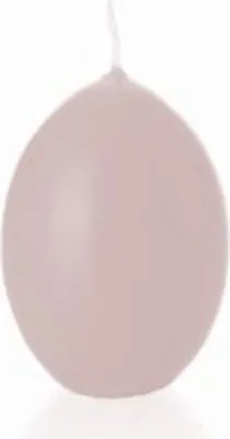Produktbild von XXL Eikerzen Taupe Rose getaucht 20 x 14 cm, 1 Stück, Straußenei-Kerzen