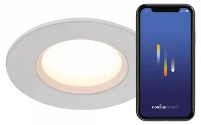 Produktbild von Nordlux Dorado Smartlight LED Einbauleuchte 4,7W IP65 Weiss Steuerbare Lichtfarbe