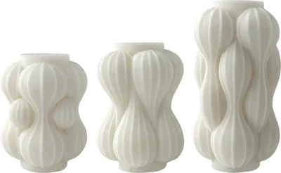 Produktbild von INF Silikon-Kerzenform - Kleine Wellenform J-1006