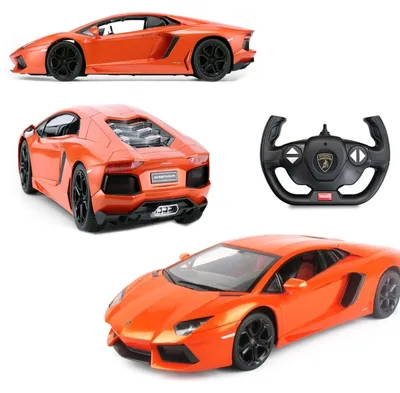 Obrázek produktu pro Dálkově ovládané auto Lamborghini Coupe na dálkové ovládání RC 1:10 oranžové