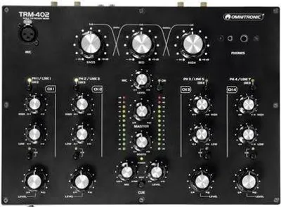 Produktbild von Omnitronic TRM-402 4-Kanal DJ Mixer (10355930)