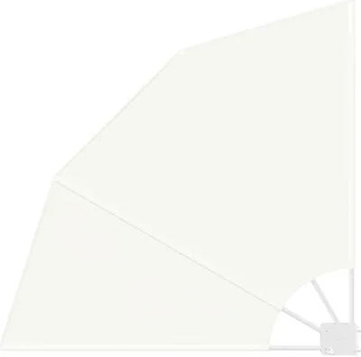 Produktbild von vidaXL Balkon Sichtschutz 115 x 115 cm Polyester Creme