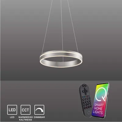 Immagine prodotto di Paul Neuhaus 8410-55 Paul Neuhaus Q-VITO Smart Home Deckenleuchte silber 28 W