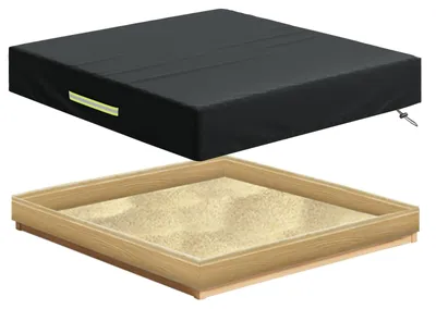 Image de Omgoods - Housse imperméable pour bac à sable, 150 x 150 cm, avec cordon de serrage