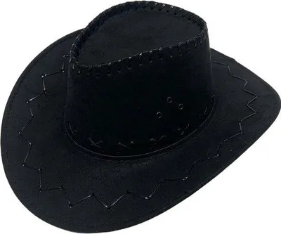 Productafbeelding van Western-vintage cowboyhoed, uni hoed voor themafeesten, kostuums, cosplay en evenementen, verstelbare riem en