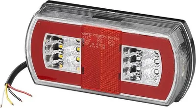 Immagine prodotto di Fanale posteriore 5 funzioni 225 x 105 mm 43LED sinistro